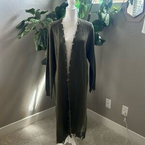 Olive Green Long Sweater